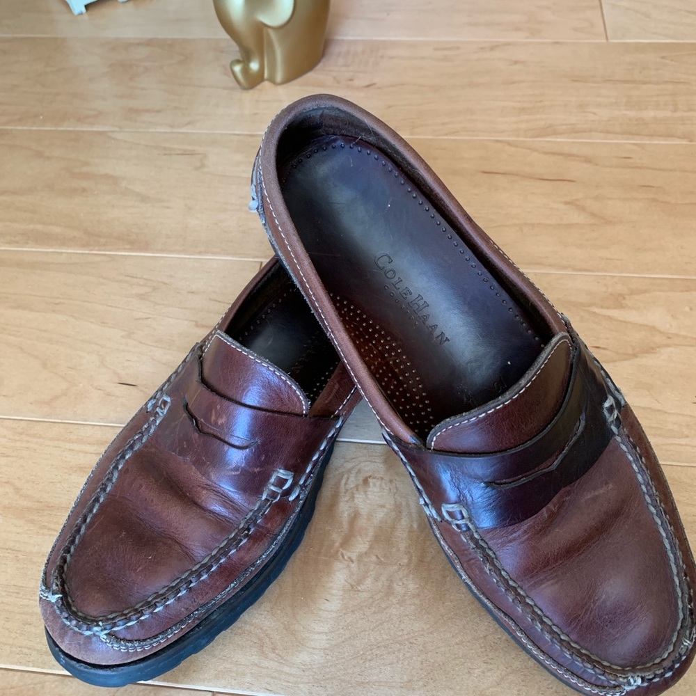 Cole Haan Country penny loafers leat…